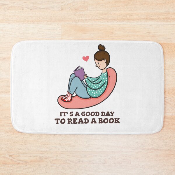 Item preview, It s a good day to read a book Girl Reading a book Gift for book lovers designed and sold by TamGustam.