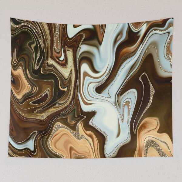 Item preview, Earthy Marble Swirls with Vanilla designed and sold by WisdomInspired.