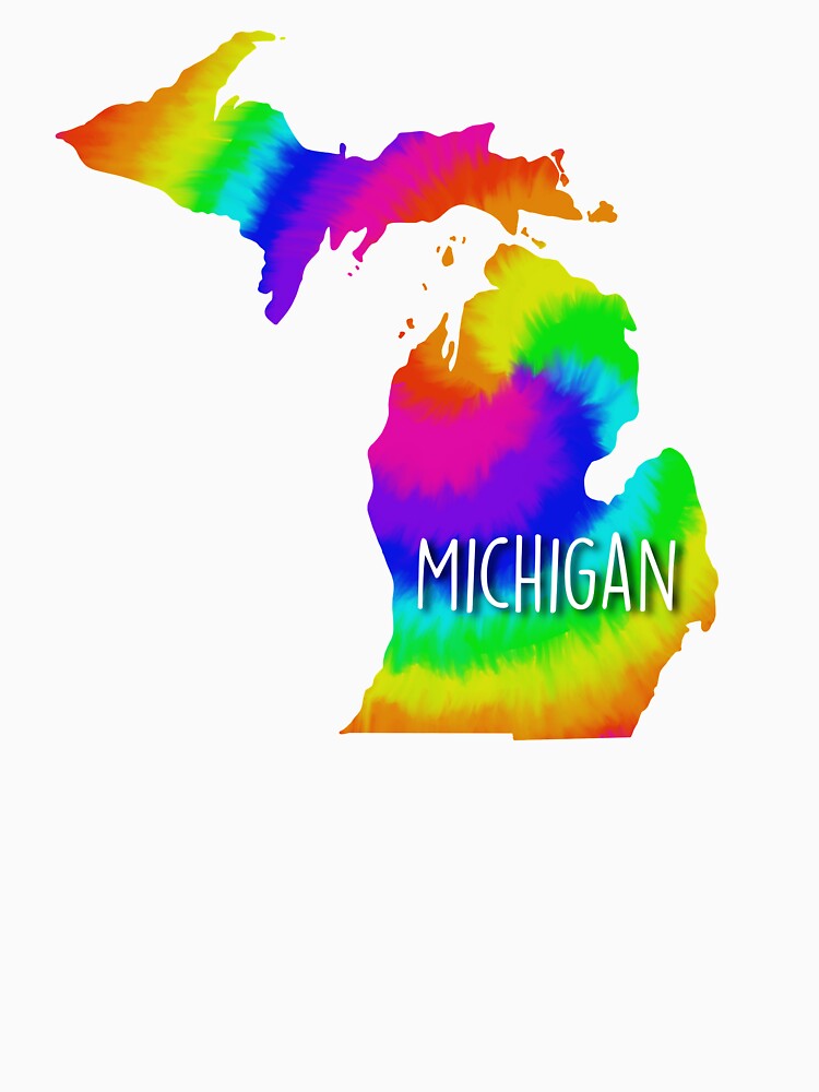 michigan tie dye shirt