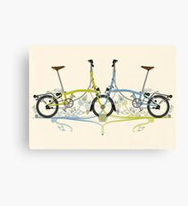 Brompton Bicycle Canvas Print