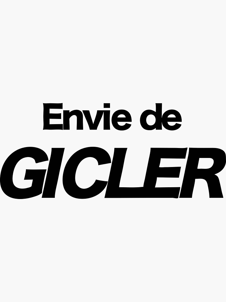 Sticker « Envie de gicler », par LouBlo Redbubble
