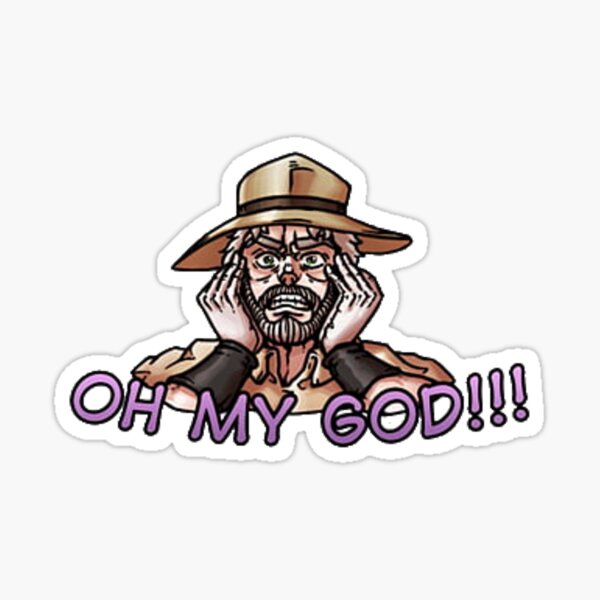 Joseph Joestar Stickers Redbubble - johnny joestar roblox hat