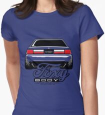 Foxy Körper Mustang Tailliertes T-Shirt für Frauen