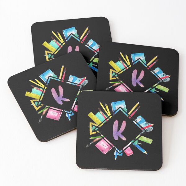 Item preview, Back To School Personalized Monogram Letter K designed and sold by MysticMagpie.