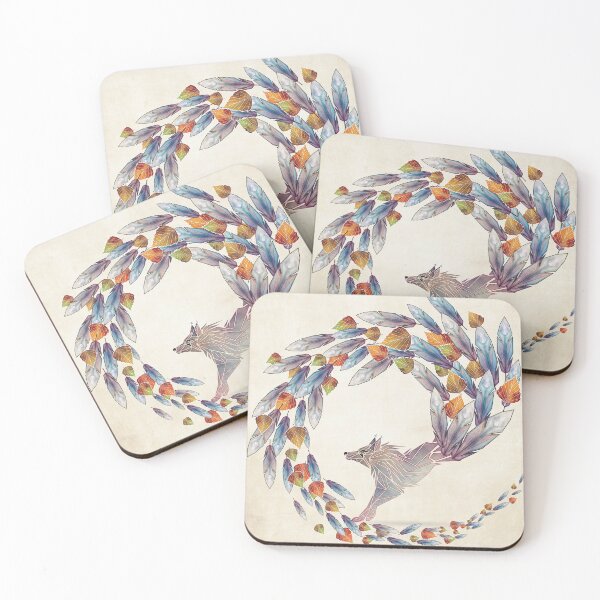 Item preview, wolf cercle  designed and sold by Manoou.