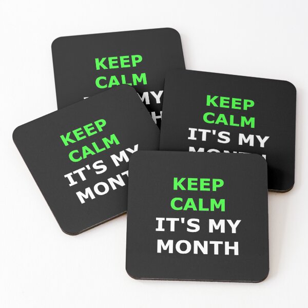 Item preview, KEEP CALM IT'S MY NEW MONTH POSITIVE QUOTE TEXT designed and sold by martinosfr.