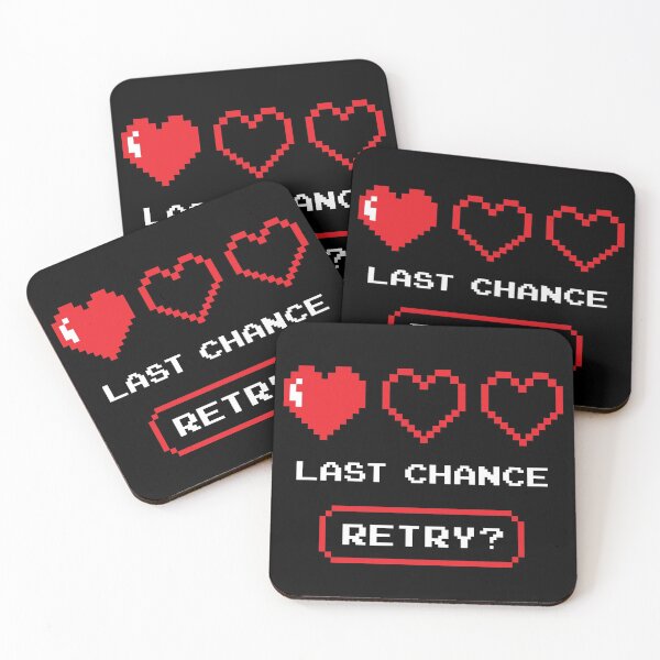 Item preview, Retro gaming design with remaining lives heart - black designed and sold by Crafteez.