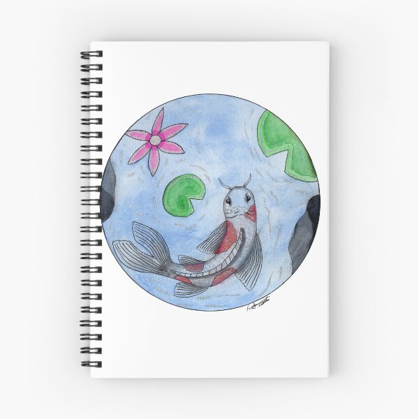 Item preview, Watercoloured painted Koi fish designed and sold by fayetheartist.