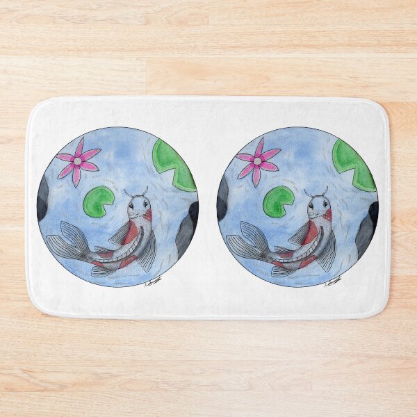 Item preview, Watercoloured painted Koi fish designed and sold by fayetheartist.