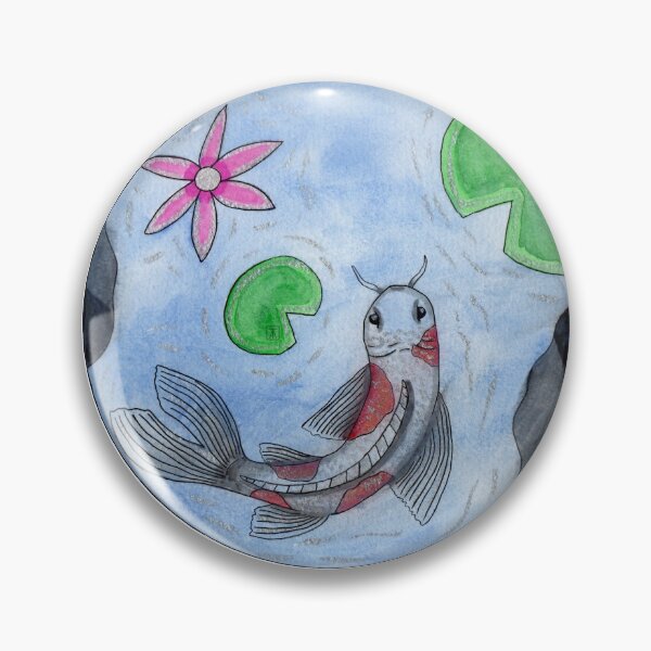 Item preview, Watercoloured painted Koi fish designed and sold by fayetheartist.