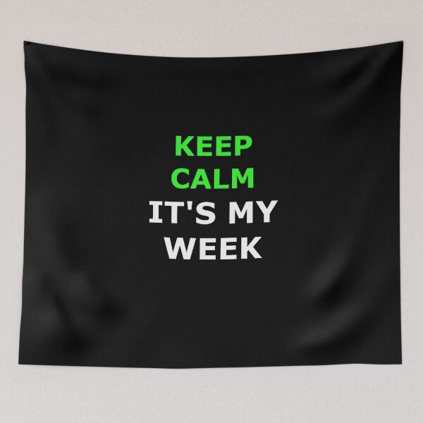 Item preview, KEEP CALM IT'S MY NEW WEEK POSITIVE QUOTE TEXT designed and sold by martinosfr.