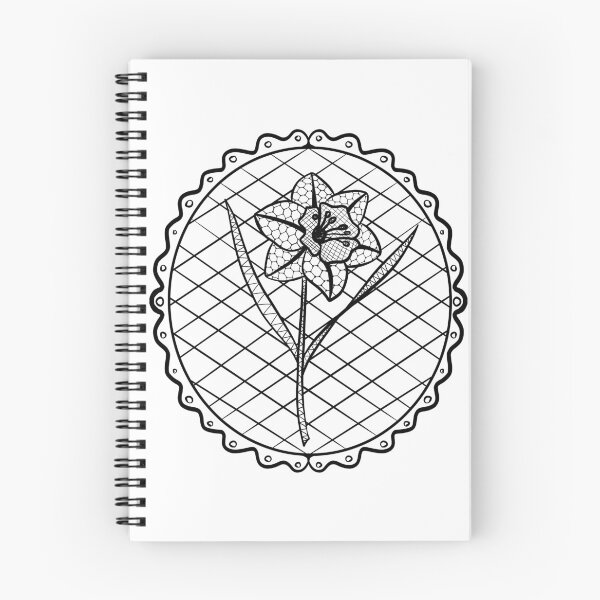 Item preview, Tattoo Line Drawing Of A Daffodil  designed and sold by forfun-art.