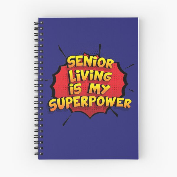 Item preview, Senior Living is my Superpower Funny Design Senior Living Gift designed and sold by Custom365.