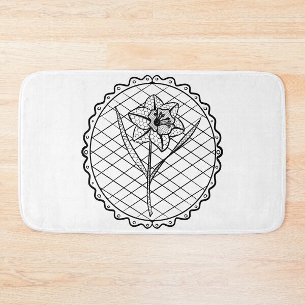 Item preview, Tattoo Line Drawing Of A Daffodil  designed and sold by forfun-art.