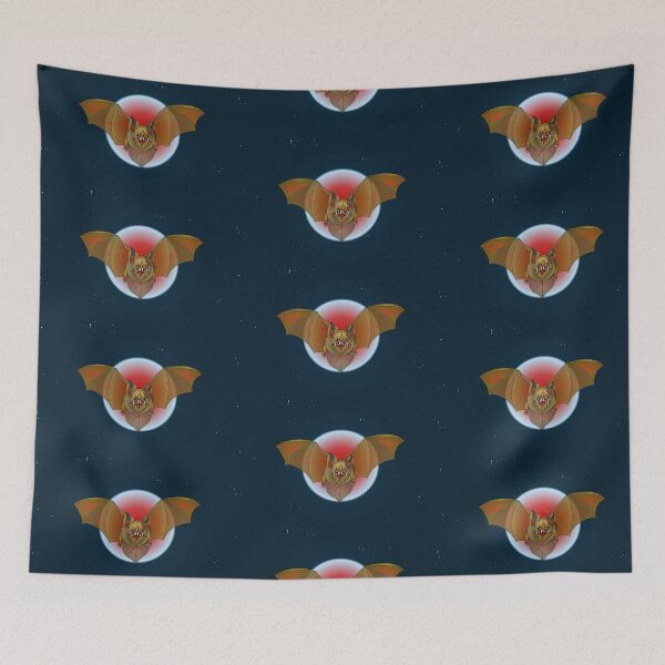 Item preview, Bat flying in full moon designed and sold by Kajaniko.