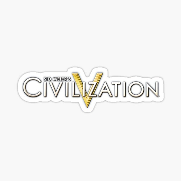 Item preview, Civilization V Logo designed and sold by dwebble.