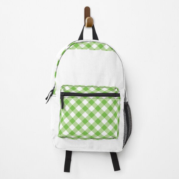 Item preview,  Trendy Bright Green and White Cute Gingham Pattern designed and sold by GODS4US.