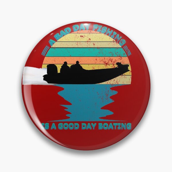 Item preview, Vintage Distressed Bad Day Fishing Boating designed and sold by CharJens.