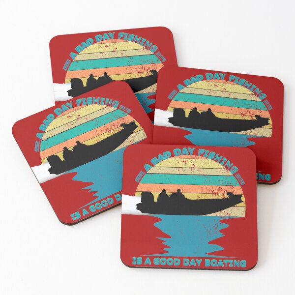 Item preview, Vintage Distressed Bad Day Fishing Boating designed and sold by CharJens.