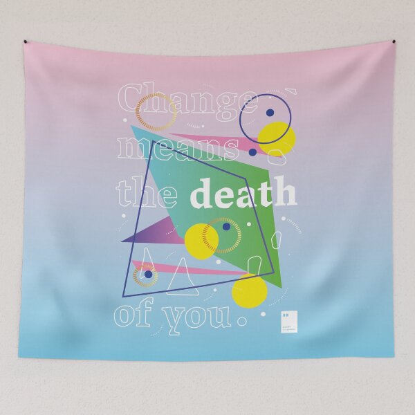 Item preview, Change means the death of you designed and sold by quotesonposters.