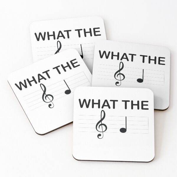 Item preview, What The F Note Key Music Funny designed and sold by TheMattDesigns.
