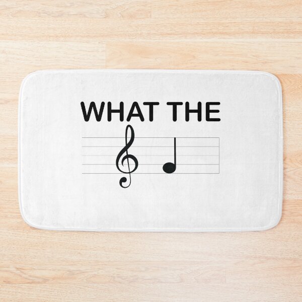 Item preview, What The F Note Key Music Funny designed and sold by TheMattDesigns.