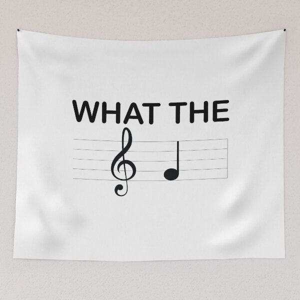 Item preview, What The F Note Key Music Funny designed and sold by TheMattDesigns.