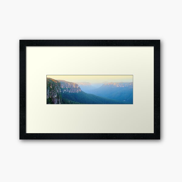 Govetts Leap, Blue Mountains, New South Wales, Australia Framed Art Print