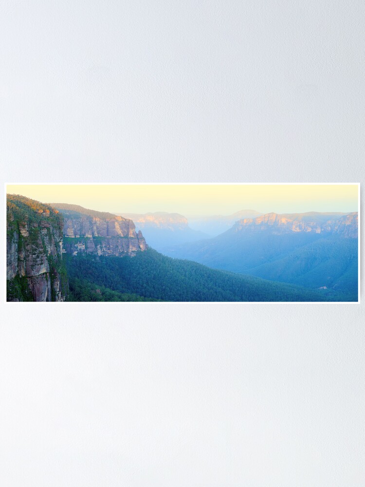 Thumbnail 1 of 3, Poster, Govetts Leap, Blue Mountains, New South Wales, Australia designed and sold by Chockstone.