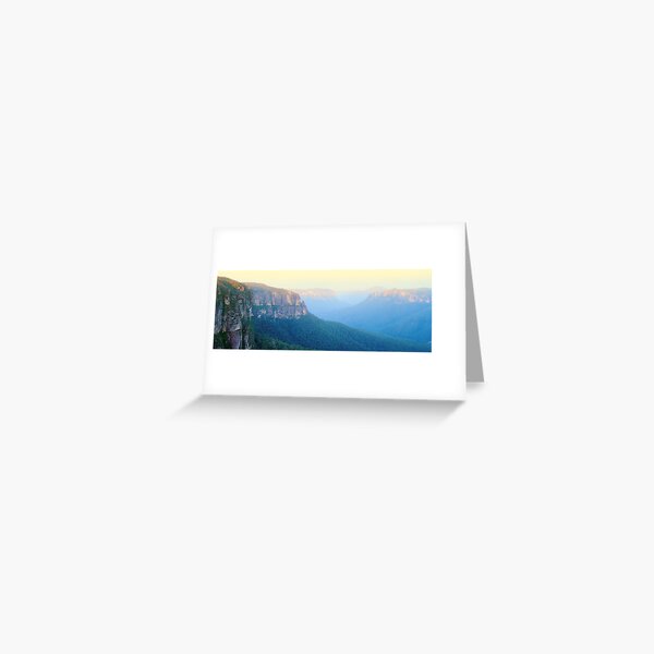 Govetts Leap, Blue Mountains, New South Wales, Australia Greeting Card