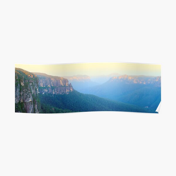Govetts Leap, Blue Mountains, New South Wales, Australia Poster