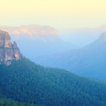 Artwork thumbnail, Govetts Leap, Blue Mountains, New South Wales, Australia by Michael Boniwell