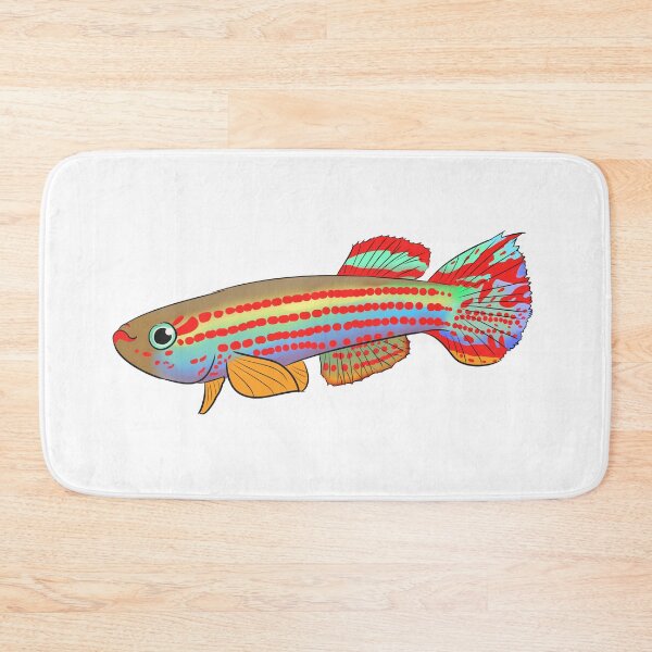 Item preview, Red Striped Killi Fish designed and sold by Iyuda.
