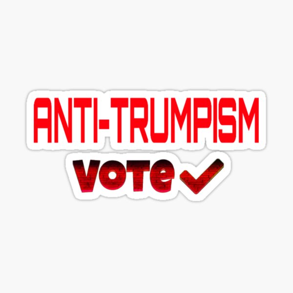 Vista previa del artículo con la obra «anti trumpismo», diseñado y vendido por medbouk1.