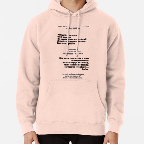 QUOTES from Fast and the Furious Pullover Hoodie for Sale by  sanzeNofficial