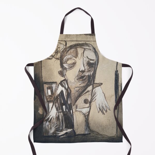 Item preview, Expressionist Portrait designed and sold by DustyRabbits.