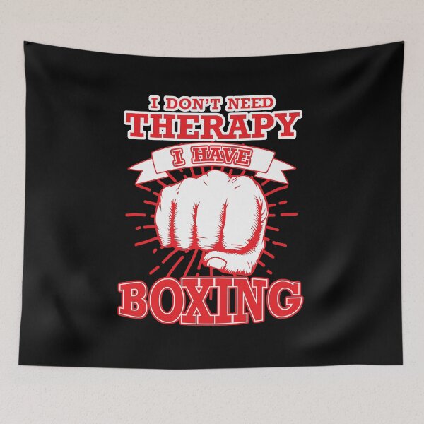 Item preview, I don't need therapy I have boxing - Awesome boxer Gift designed and sold by Teenation9.