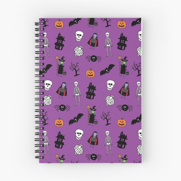 Item preview, Cute Halloween Purple Pattern designed and sold by DanandDee.