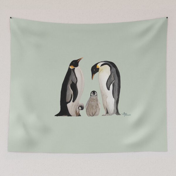 Item preview, Watercolor Penguin Family designed and sold by Angeles M. Pomata.