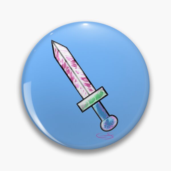 Item preview, Polysexual flag pride sword designed and sold by LeafyLaFeuille.