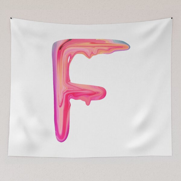 Item preview, Pastel painted letter F designed and sold by Artsy Corner.