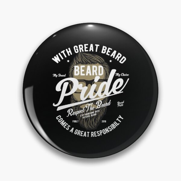 Item preview, With great beard comes great responsibility - Awesome bearded guy Gift designed and sold by Teenation9.