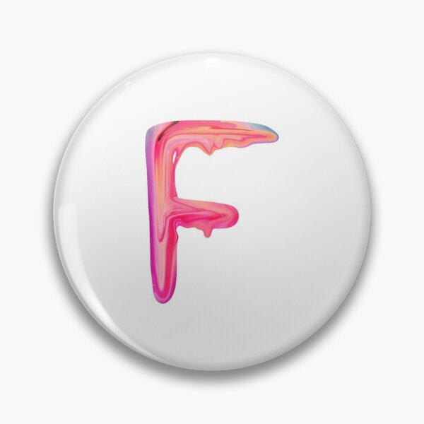 Item preview, Pastel painted letter F designed and sold by Artsy Corner.
