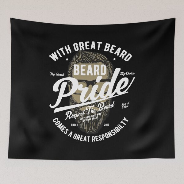 Item preview, With great beard comes great responsibility - Awesome bearded guy Gift designed and sold by Teenation9.