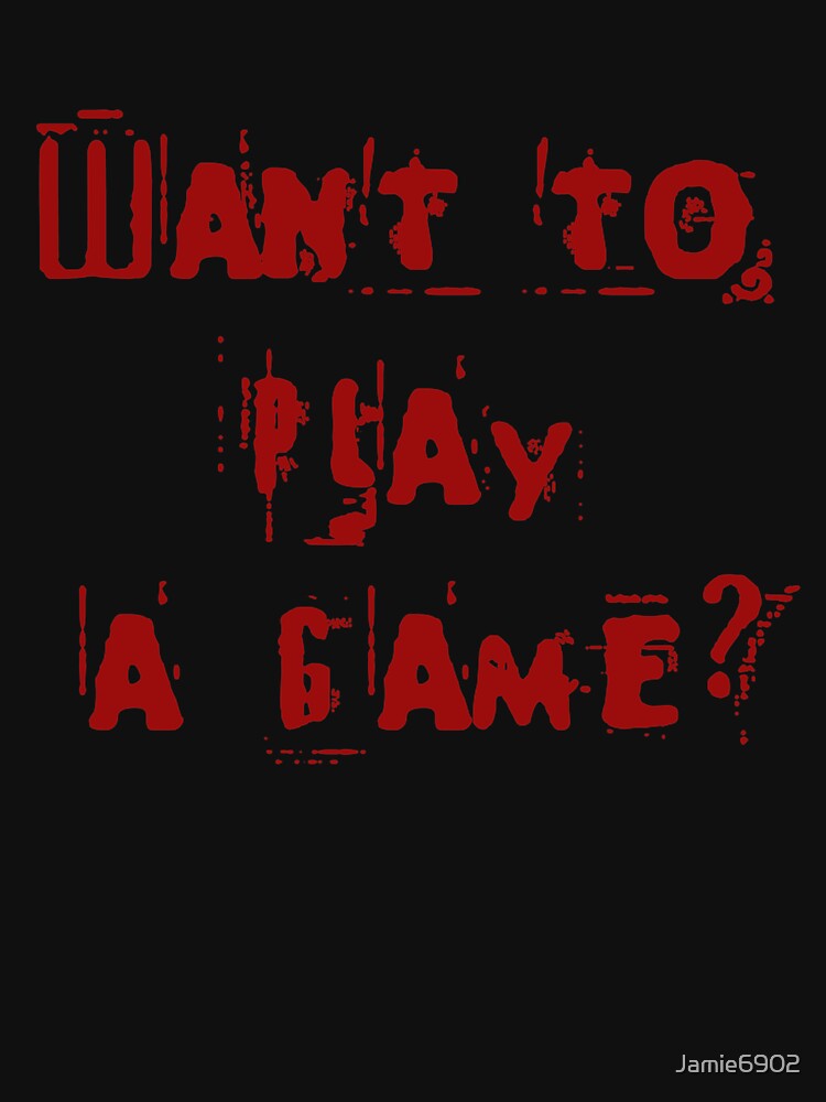 "Jigsaw Want to play a game?" Tshirt for Sale by Jamie6902