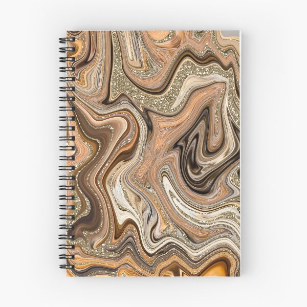 Item preview, Golden Marble Swirls with Glitter designed and sold by WisdomInspired.