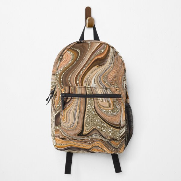 Item preview, Golden Marble Swirls with Glitter designed and sold by WisdomInspired.