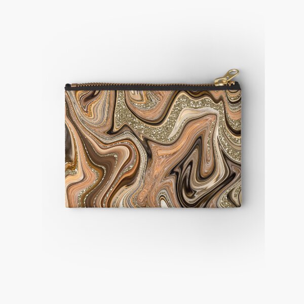 Item preview, Golden Marble Swirls with Glitter designed and sold by WisdomInspired.