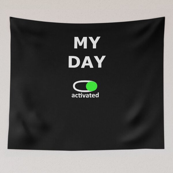 Item preview, MY NEW DAY POSITIVE COOL FUN WISHES QUOTE designed and sold by martinosfr.