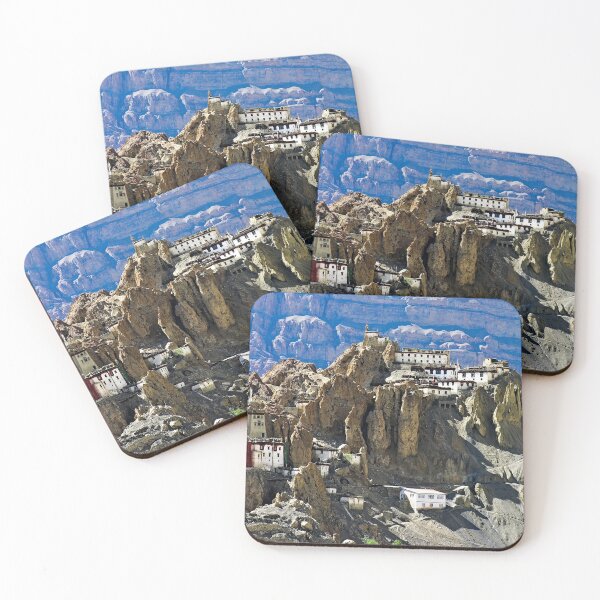 Item preview, Picturesque Tibetan Mountain Buddhist Monastery, Himalayan Landscape designed and sold by worldways.